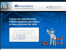 Tablet Screenshot of intramedica.com.pe